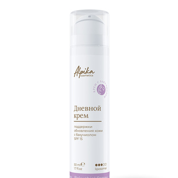 Дневной крем поддержки обновления кожи с бакучиолом и SPF 15 Bakuchiol Renew, 50мл - alwento.ru – Екатеринбург