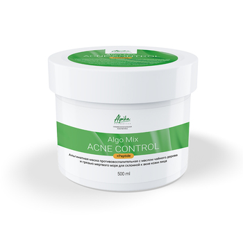 Альгинатная маска противовоспалительная с маслом чайного дерева и грязью Мертвого моря для склонной к акне кожи лица Algo Mix ACNE CONTROL, 500мл - alwento.ru – Екатеринбург