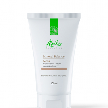 Минеральная маска с АНА/ВНА кислотами для сужения пор и восстановления кожи Mineral Balance, 100мл - alwento.ru – Екатеринбург